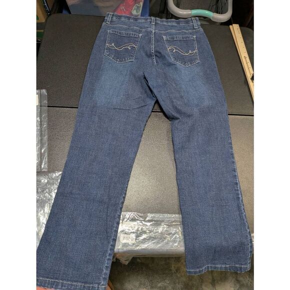 Lee Straight Leg Jeans Medium Wash Women's 10S - Picture 5 of 7